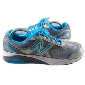 New Balance Men's 1540v3 Running Shoe/ Sneaker Size 11 Blue/ Silver.............